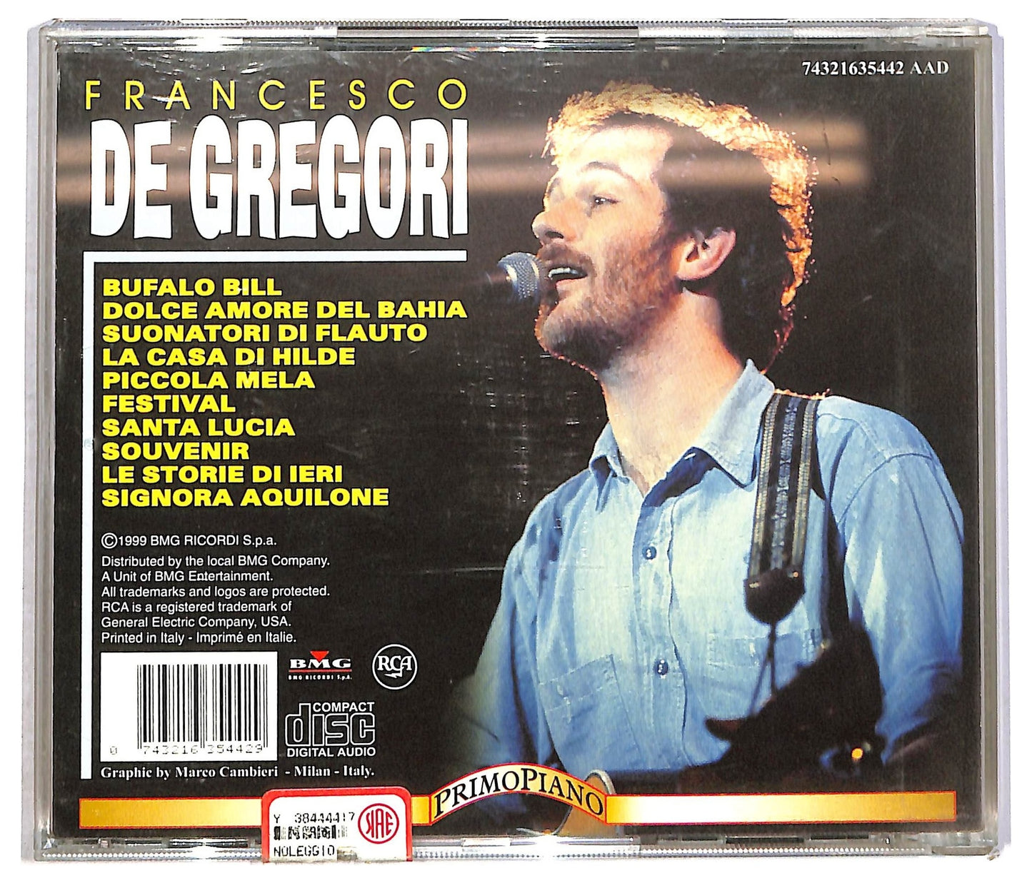 EBOND Francesco De Gregori - Francesco De Gregori CD CD089133