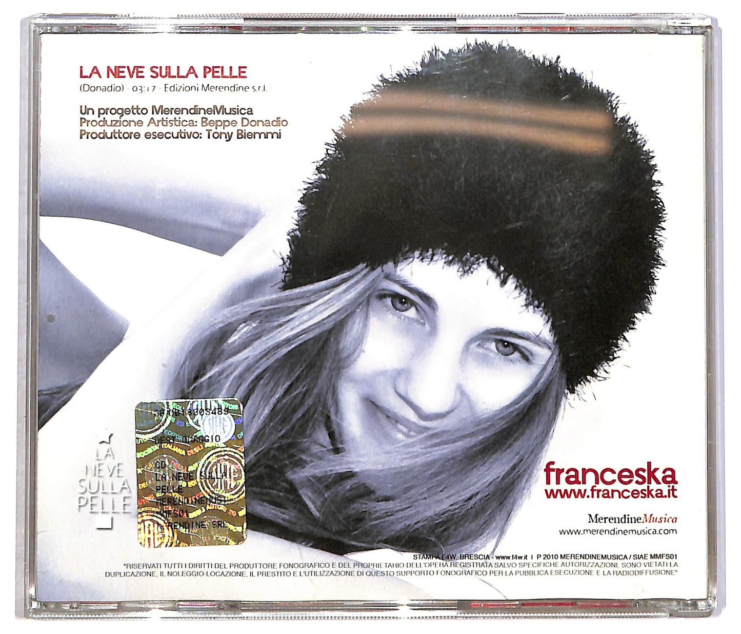 EBOND Franceska - la neve sulla pelle CD CD089148