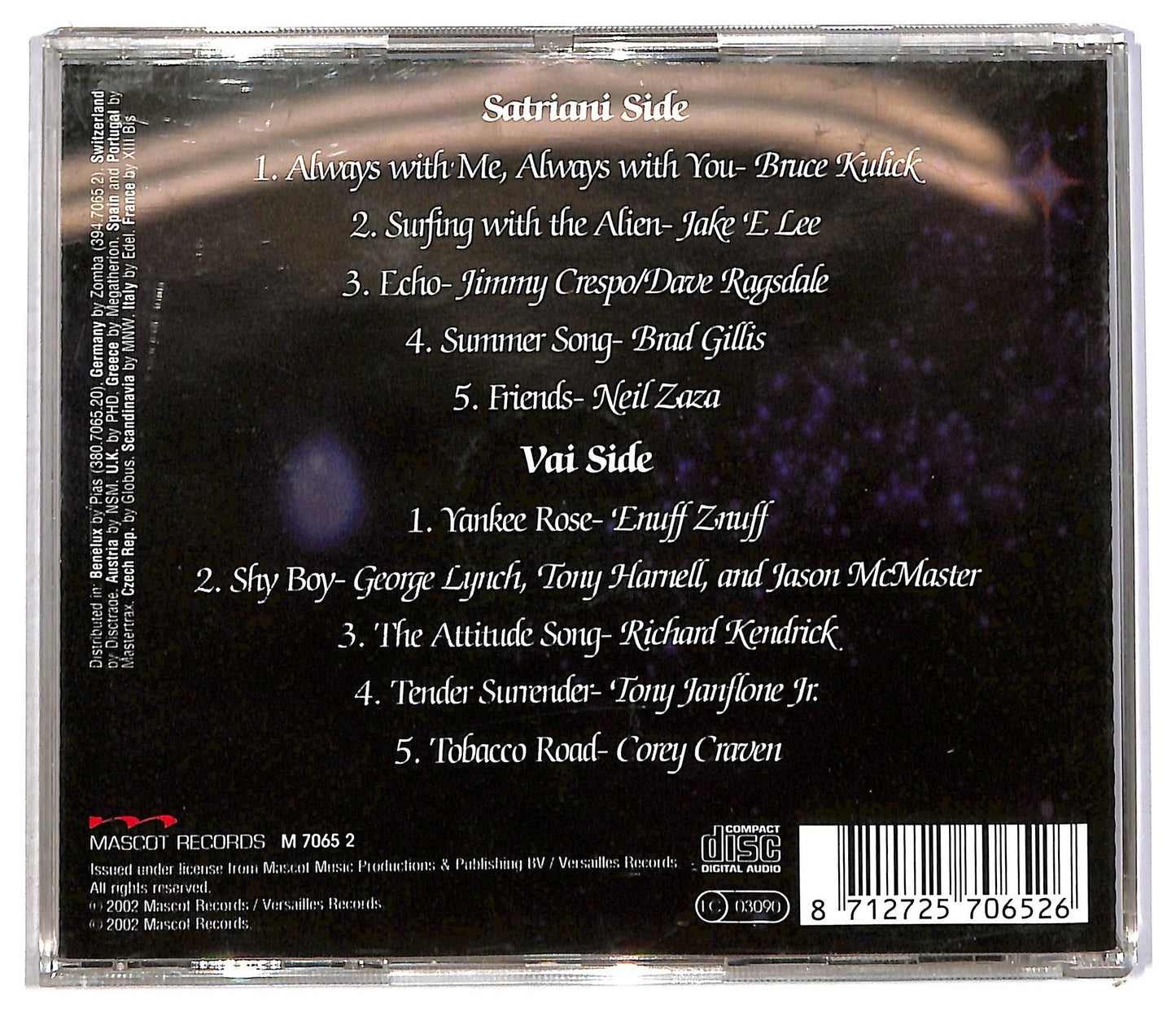 EBOND Various - A Tribute To Va iSatriani Lords Of Karma CD CD089154