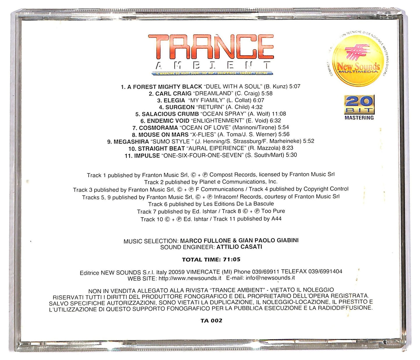 EBOND Various - Trance Ambient Vol. 2 CD CD089162
