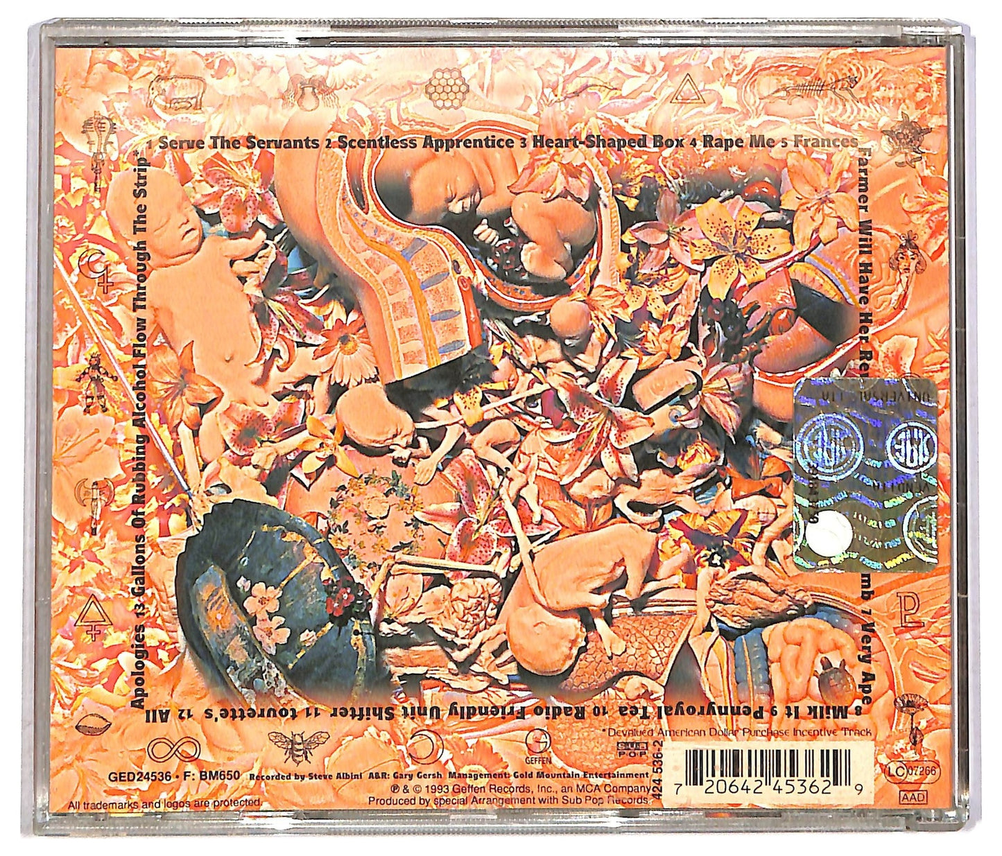 EBOND Nirvana - In Utero CD CD089214