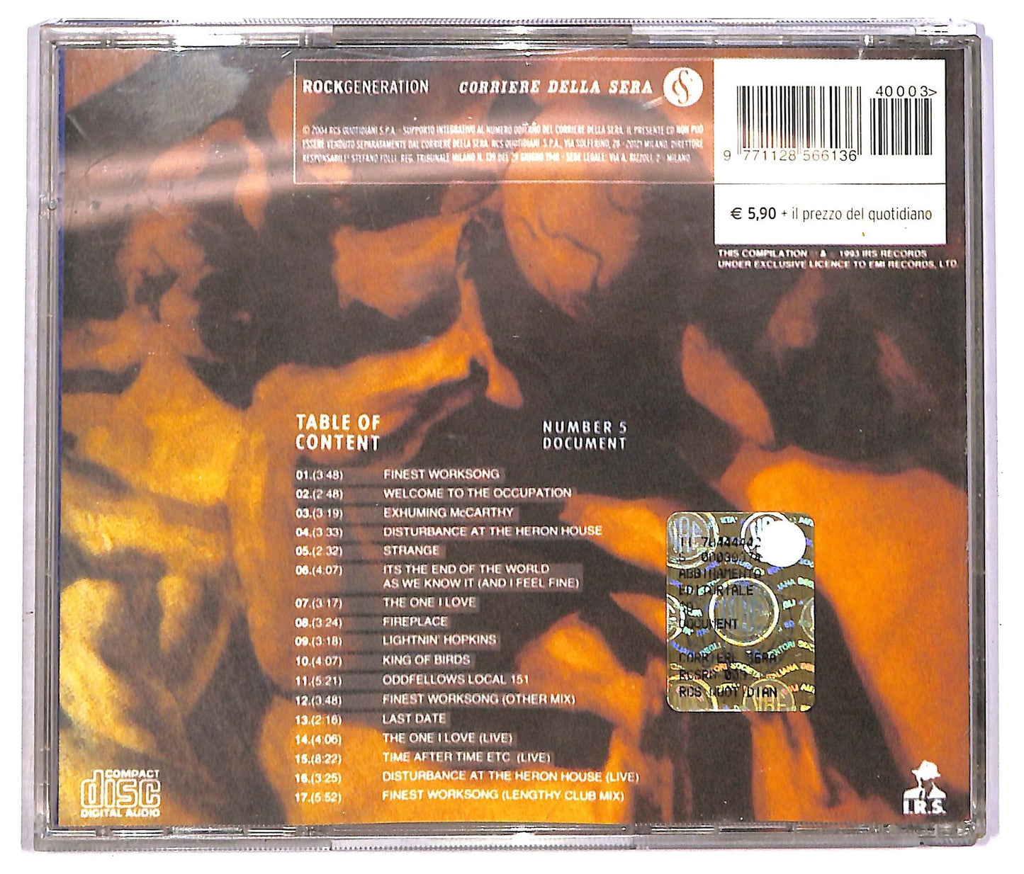 EBOND R.E.M. - Document CD CD089221