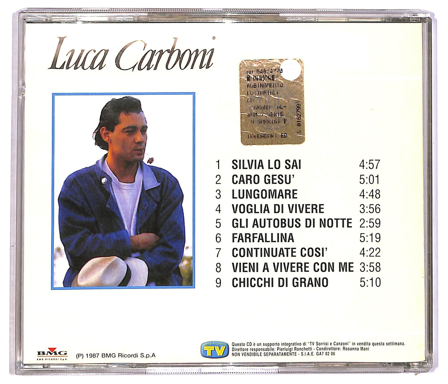 EBOND Luca Carboni - Luca Carboni CD CD089252