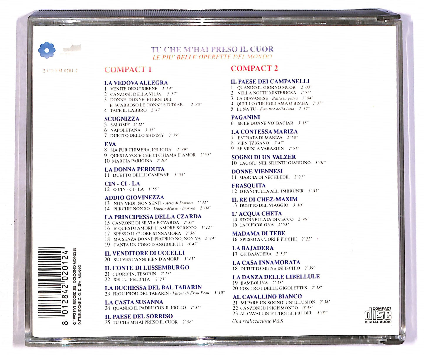 EBOND Various - Tu Che M'Hai Preso Il Cuor CD CD089312