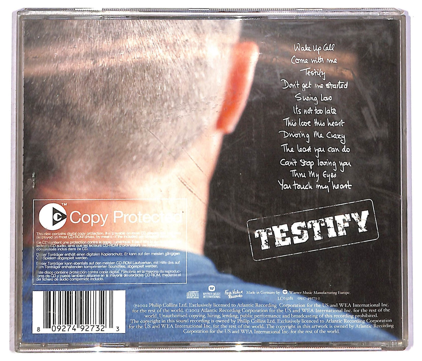 EBOND Phil Collins - Testify CD CD089339