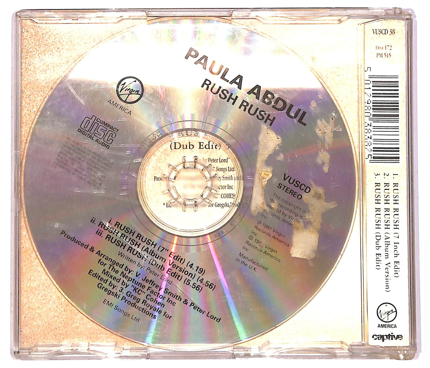 EBOND Paula Abdul - Rush Rush CD CD089553