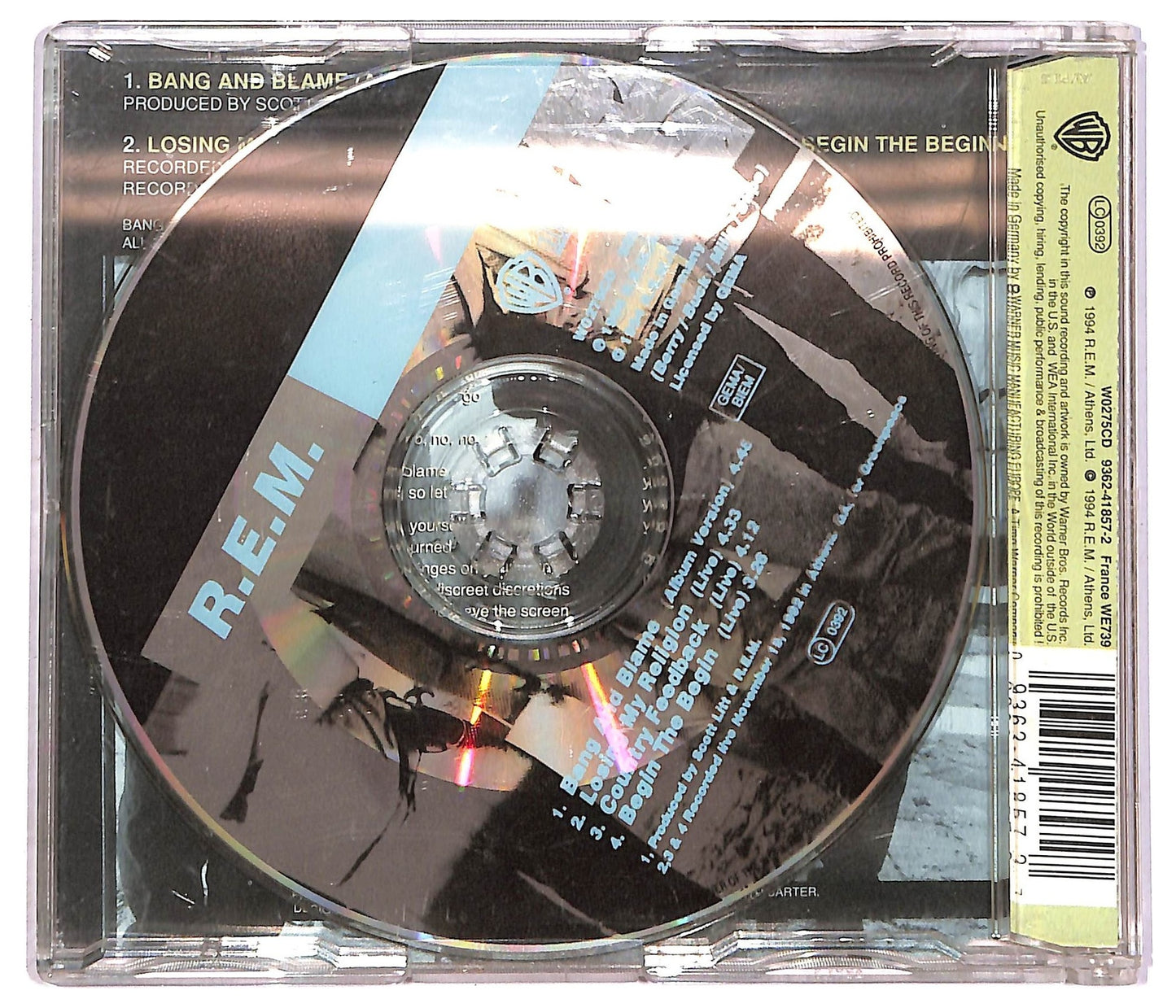 EBOND R.E.M. - Bang And Blame CD CD089556