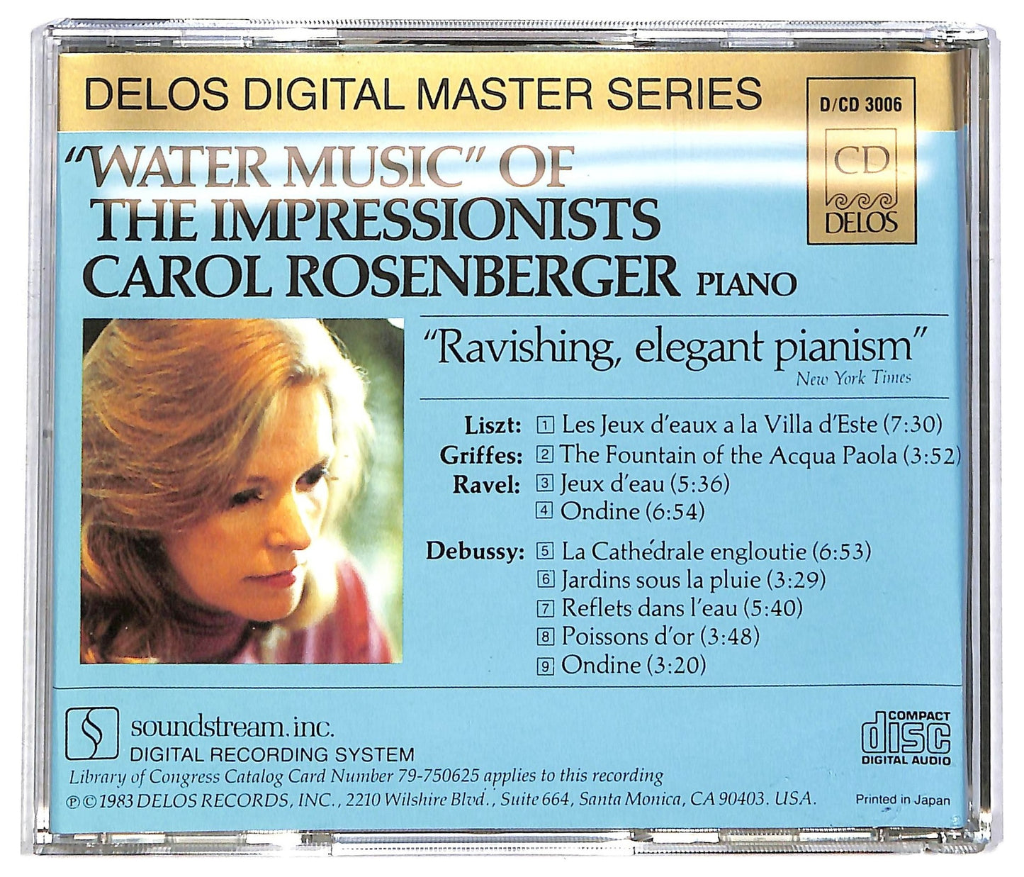 EBOND Carol Rosenberger - Water Music Of The Impressionists CD CD089571