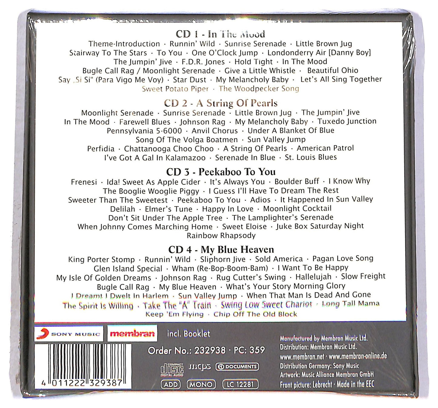 EBOND Glenn Miller - Moonlight Serenade CD CD089702