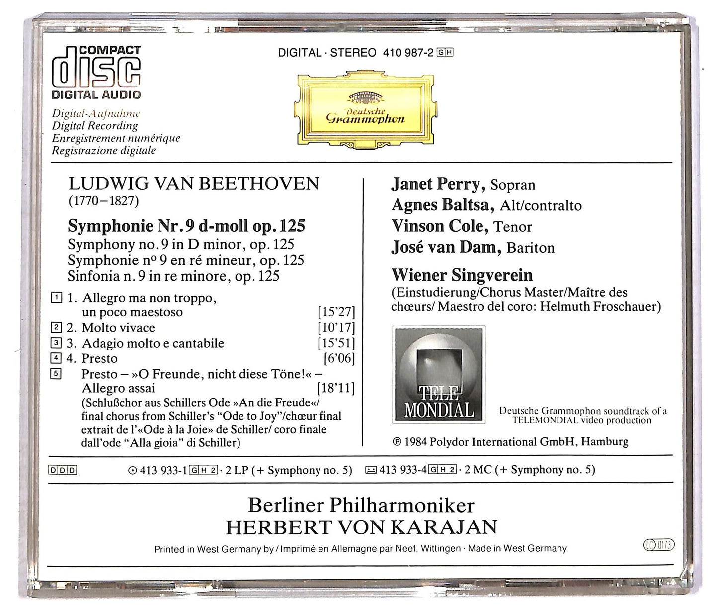 EBOND Beethoven - Symphonie Nr. 9 CD CD089719