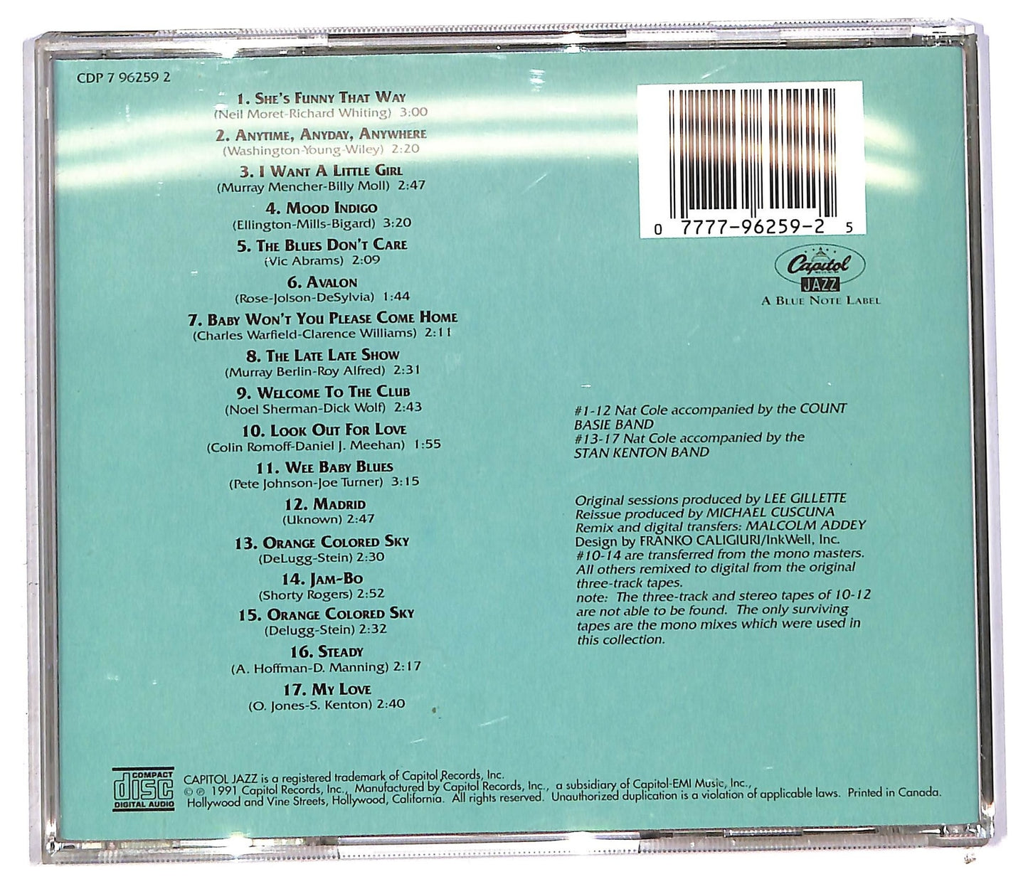 EBOND Nat King Cole - Big Band Cole CD CD089809