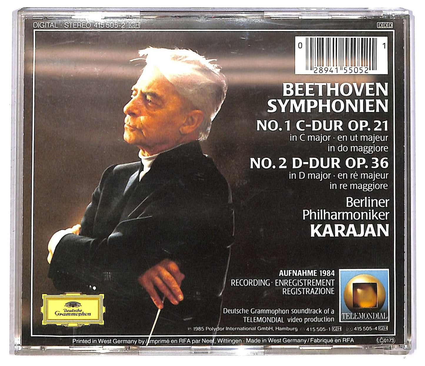 EBOND Beethoven -– Symphonien 1 & 2 CD CD089818