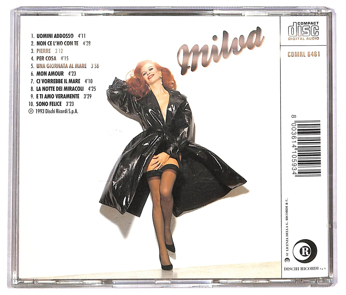 EBOND Milva - Uomini Addosso CD CD089832