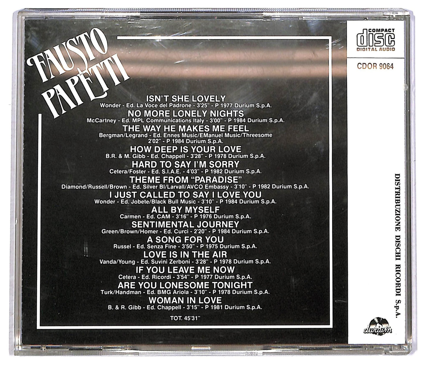 EBOND Fausto Papetti - Fausto Papetti CD CD089836