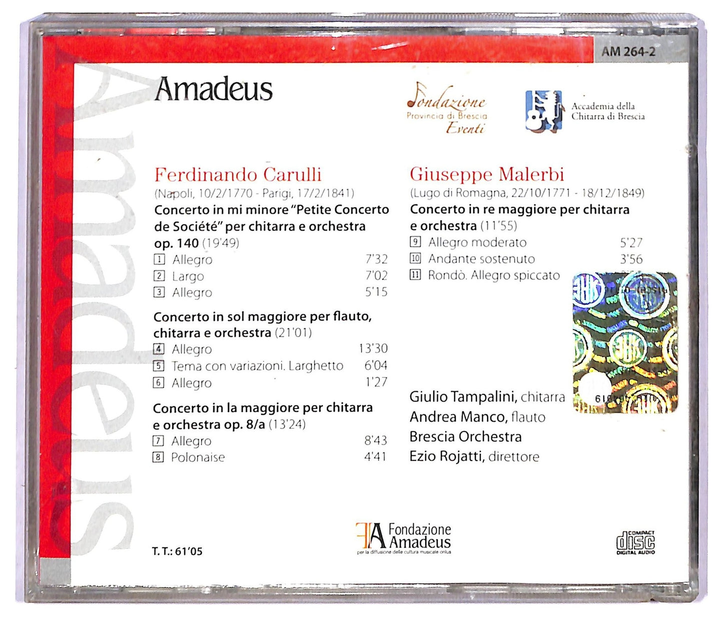 EBOND Various - La chitarra nell'800 CD CD089931