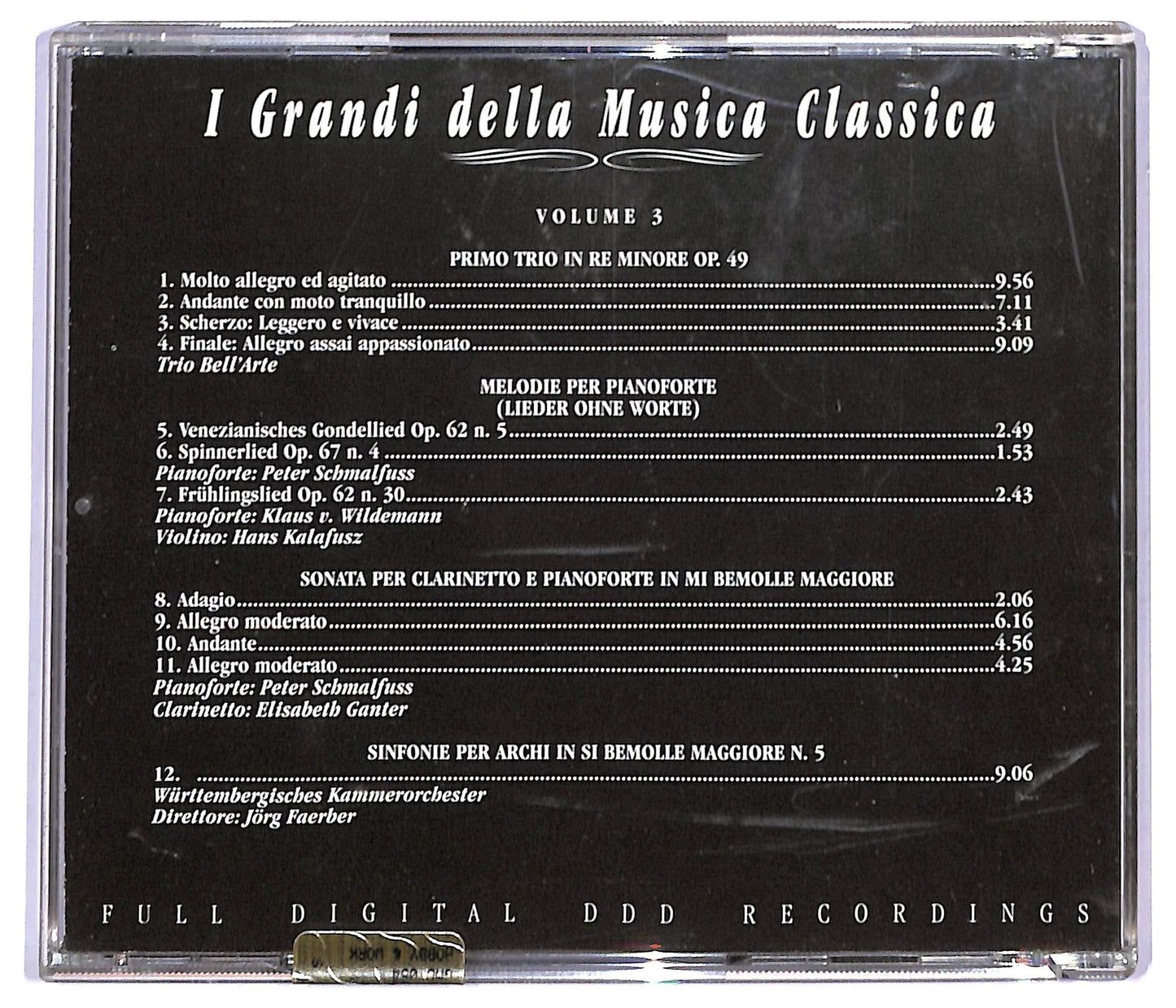 EBOND Mendelssohn - Mendelssohn vol.III CD CD090038