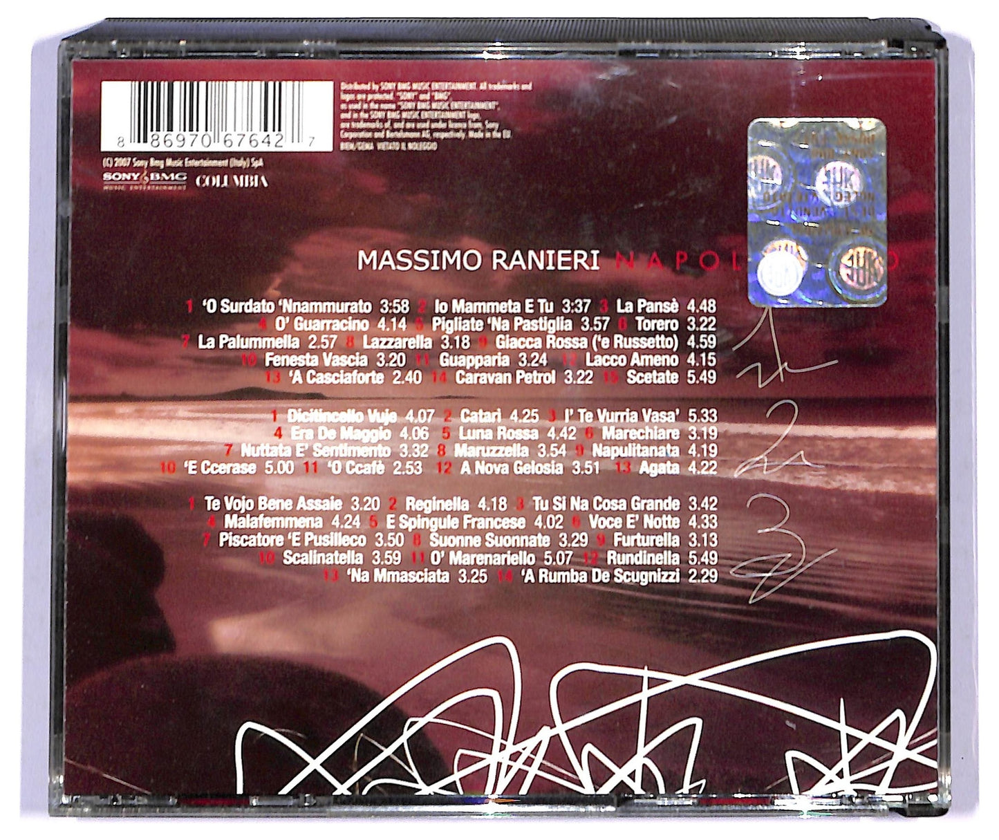 EBOND Massimo Ranieri - Napoli Ed Io CD CD090109