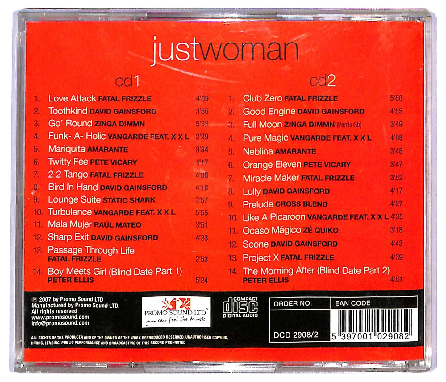 EBOND Various - Justwoman CD CD090141