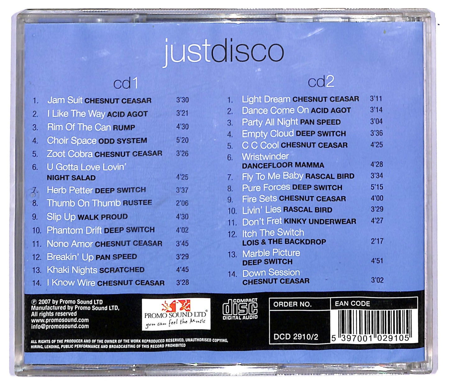 EBOND Various - Justdisco CD CD090144