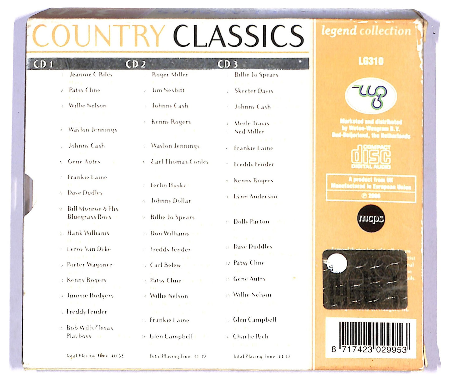 EBOND Various - Country Classics Legend Collection CD CD090149