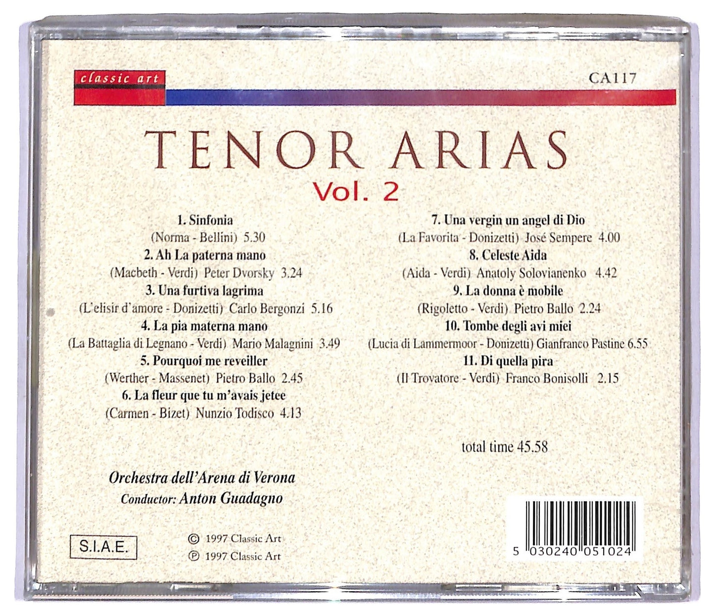 EBOND Various - Tenor Arias vol.2 CD CD090155