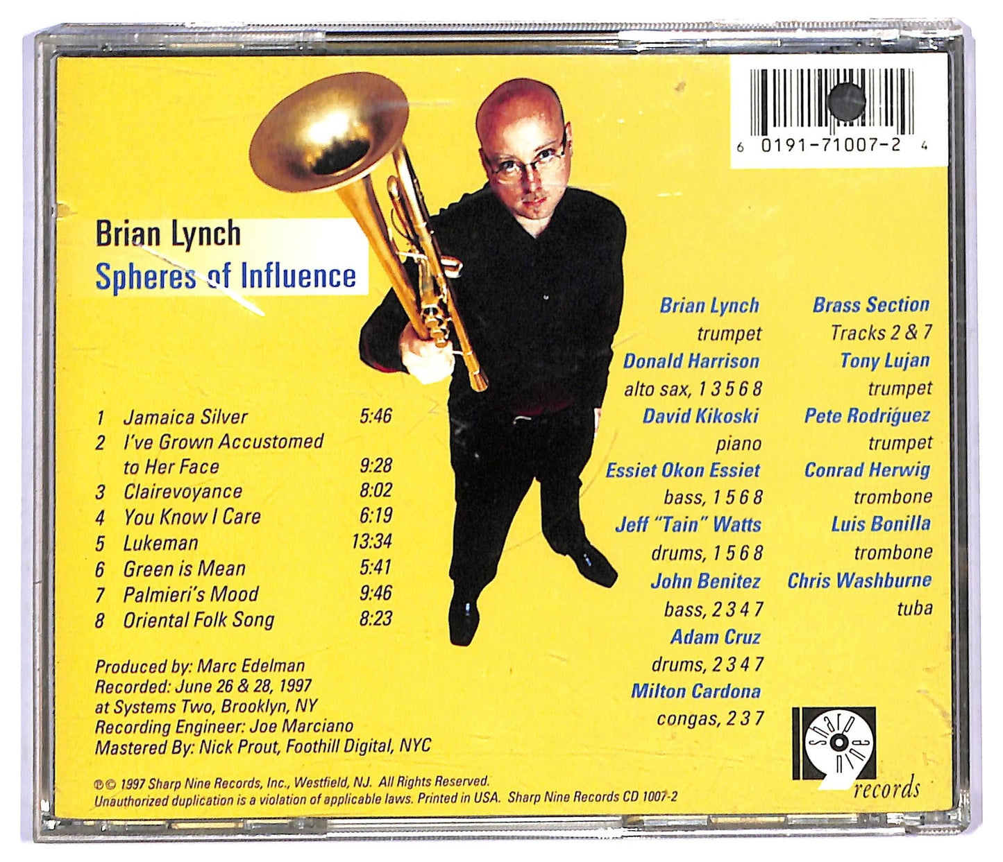 EBOND Brian Lynch - Spheres Of Influence CD CD090209
