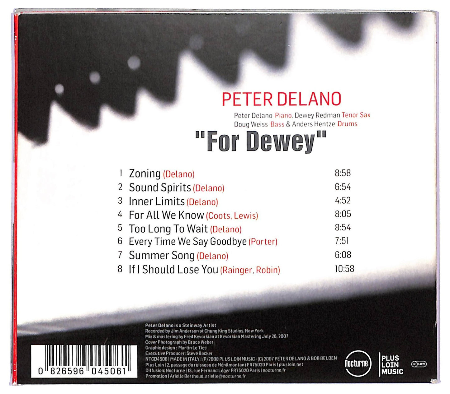 EBOND Peter Delano - For Dewey CD CD090243
