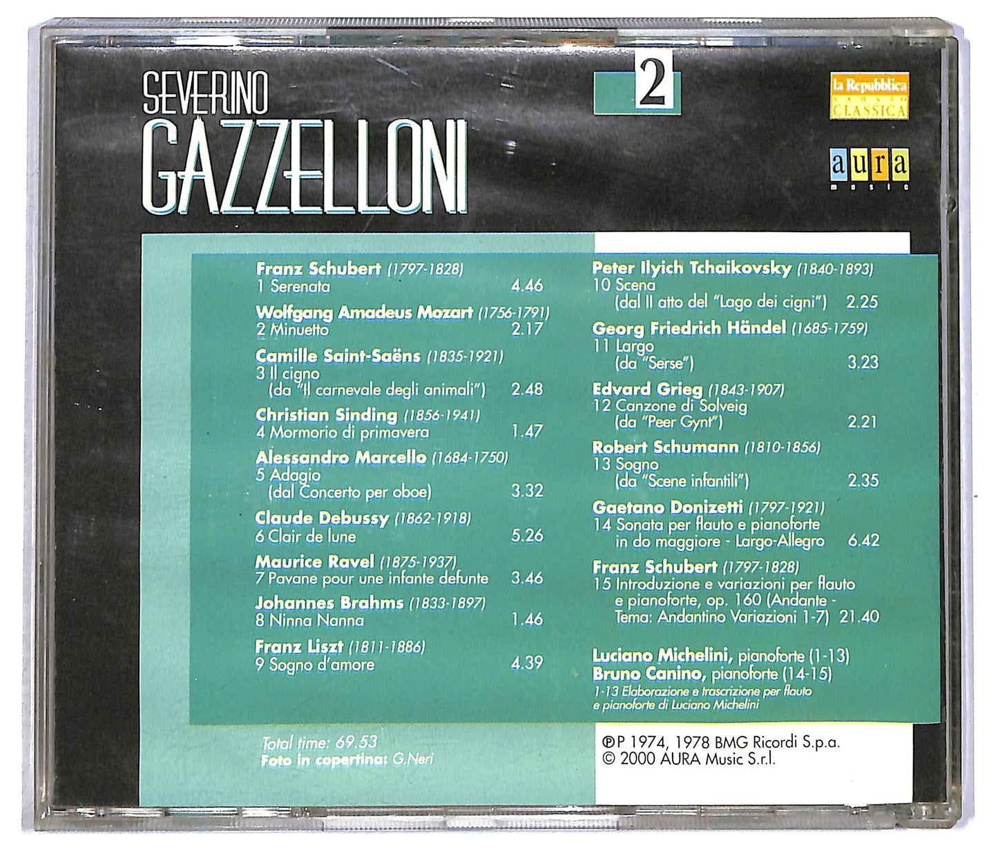 EBOND Severino Gazzelloni - Severino Gazzelloni 2 CD CD090334