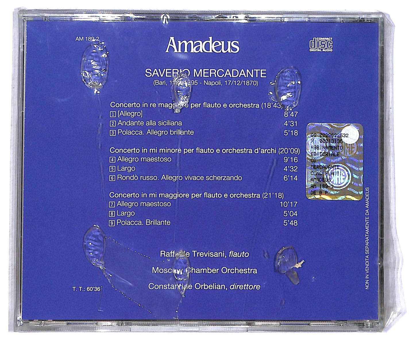 EBOND Mercadante - Concerti Per Flauto CD CD090416
