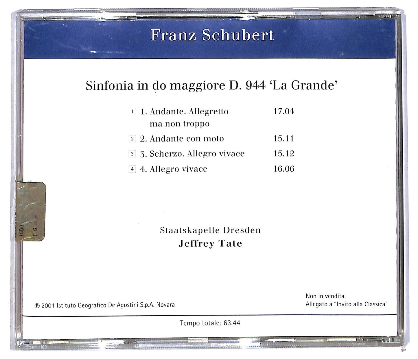 EBOND Schubert - Sinfonia D. 944 'La Grande' CD CD090419