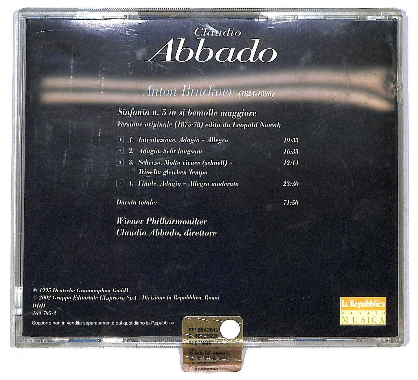 EBOND Claudio Abbado - Bruckner - Sinfonia N.5 CD CD090501