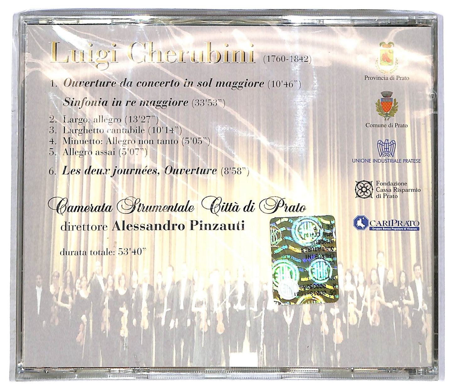 EBOND Luigi Cherubini - Ouverture da concerto CD CD090506