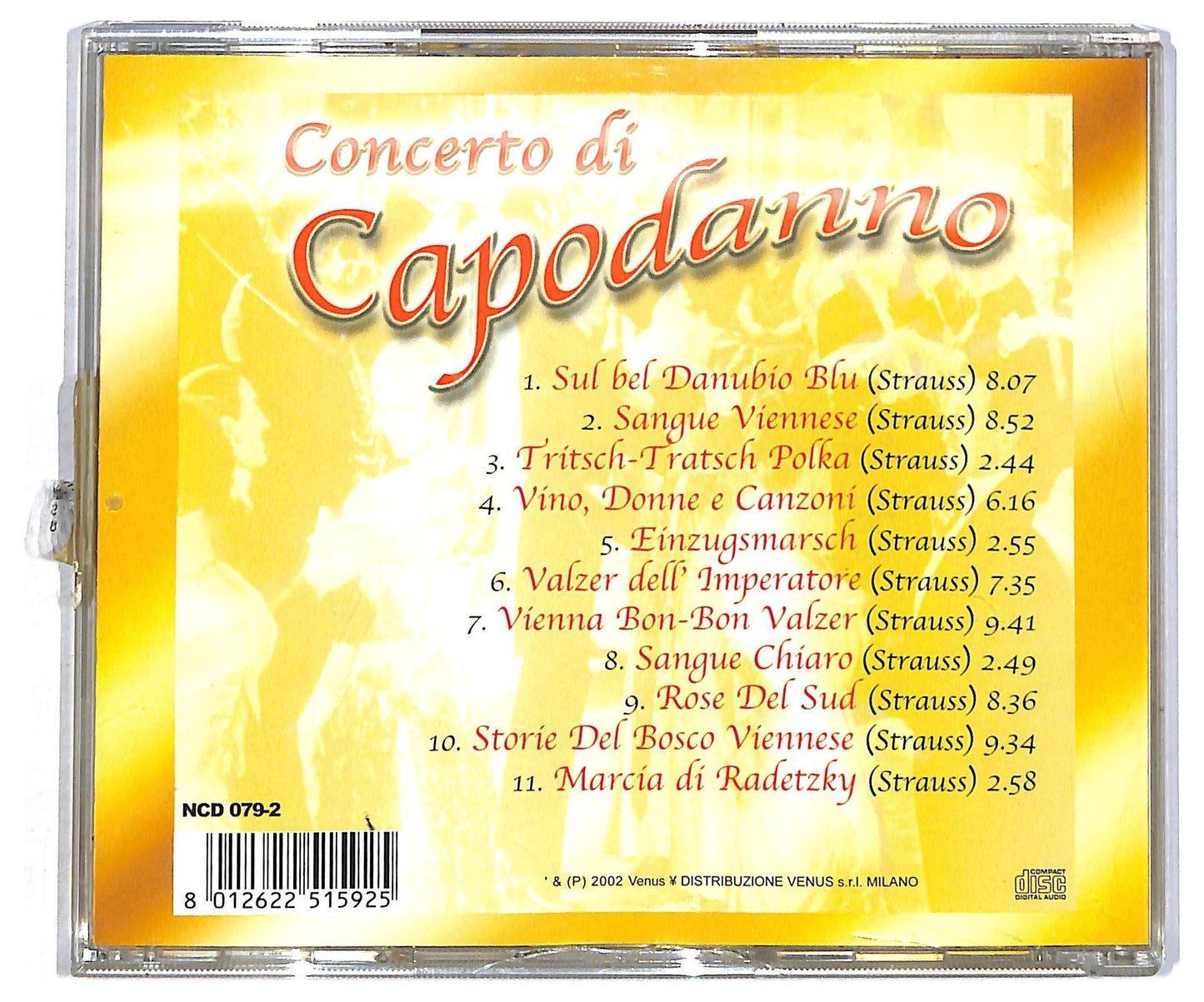 EBOND Various - Concerto di Capodanno Johann Strauss 1825 1899 CD CD090529