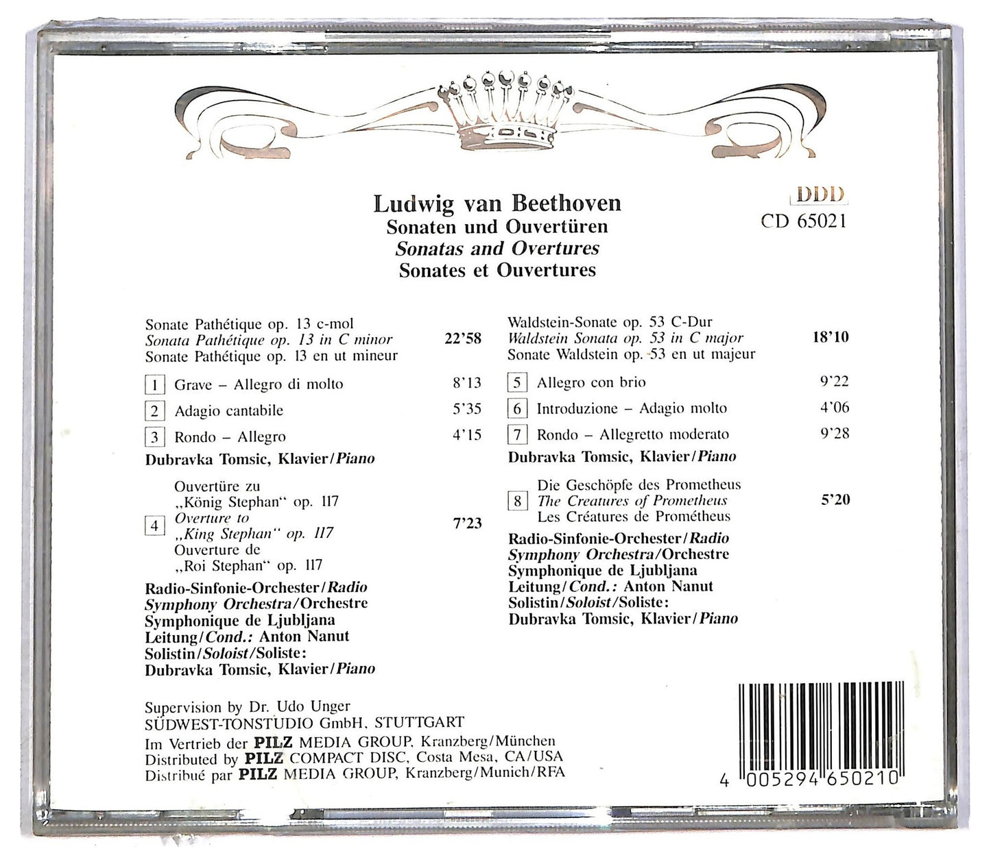 EBOND Beethoven - Sonaten und Ouverturen CD CD090615
