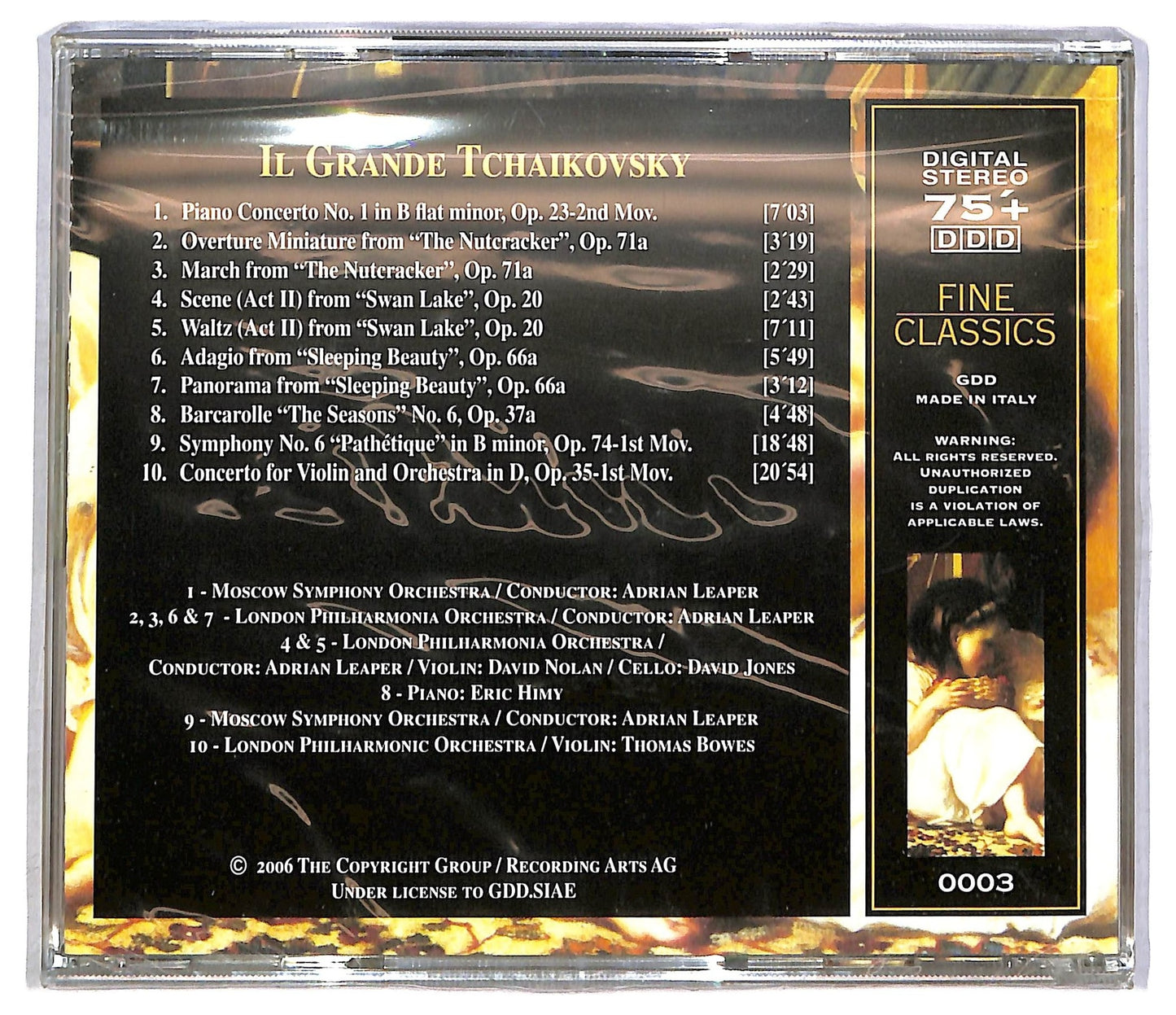 EBOND Il Grande Tchaikovsky - Brani Celebri CD CD090616