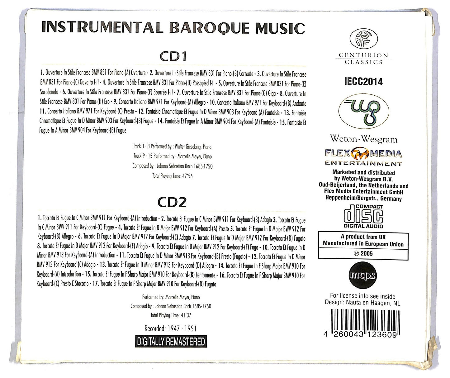 EBOND Various - Instrumental Baroque Music CD CD090628