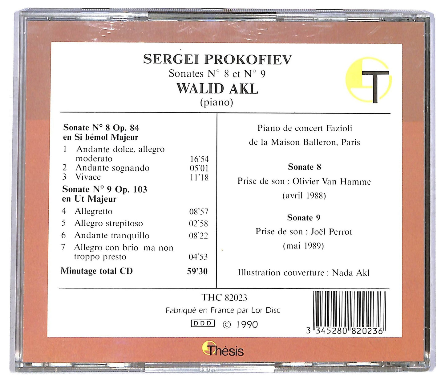 EBOND Prokofiev - Sonates N.8 et N.9 CD CD090707