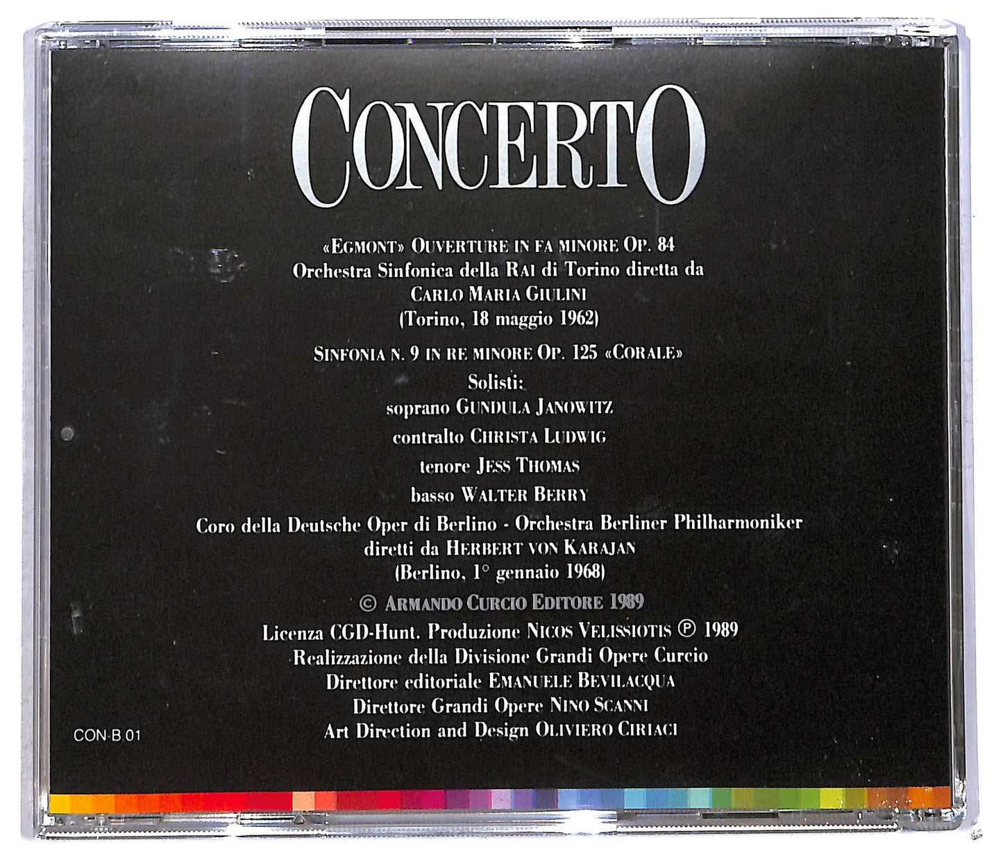 EBOND Beethoven - Egmont Ouverture, Sinfonia N. 9 Corale CD CD090749