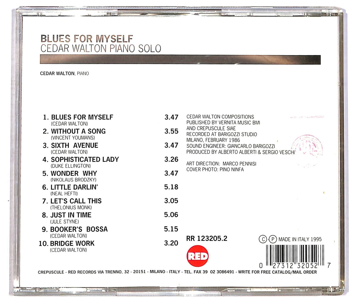 EBOND Cedar Walton - Blues For Myself CD CD090760