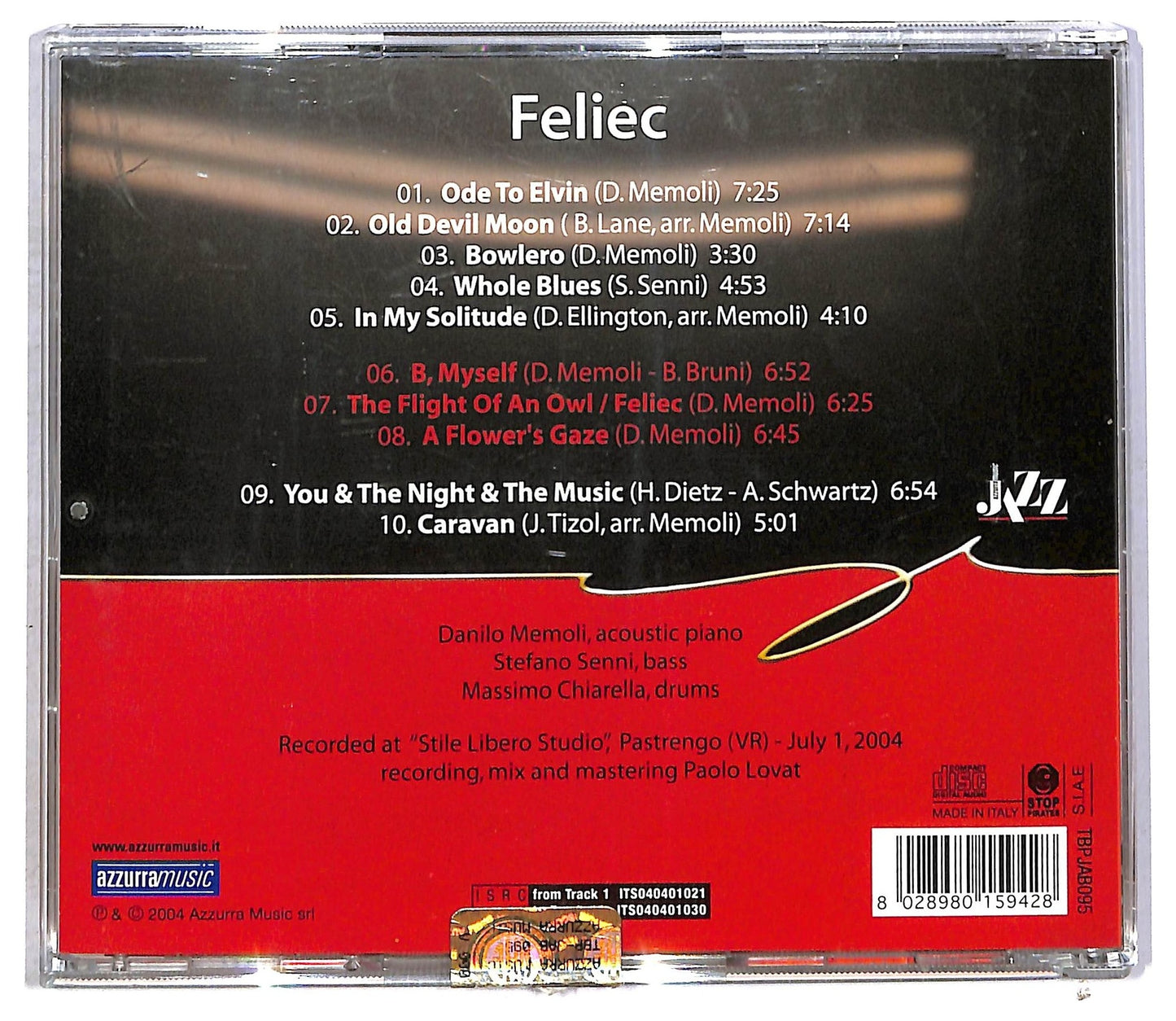 EBOND Danilo Memoli - Feliec CD CD090761