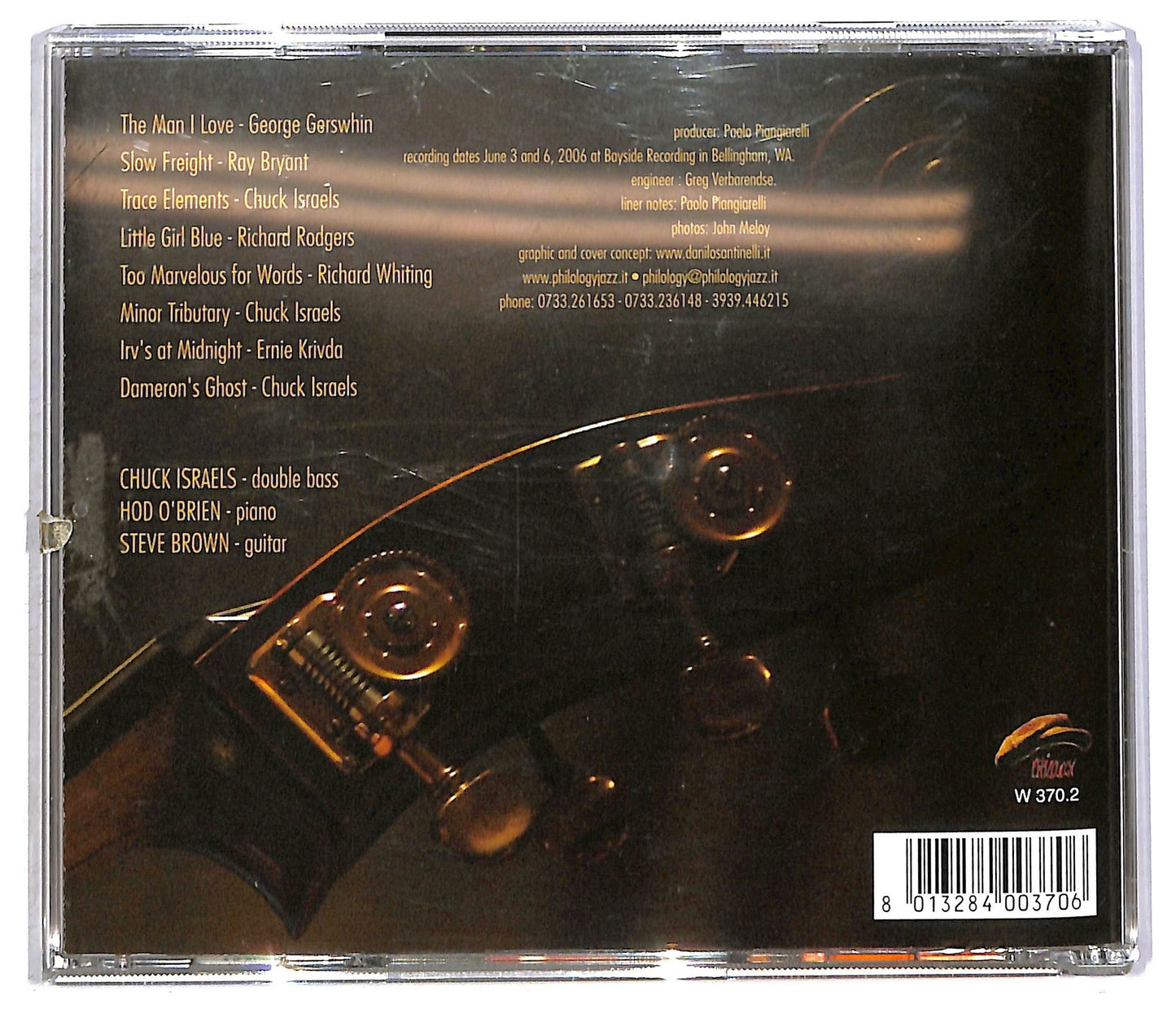 EBOND Chuck Israels Trio - Convergence CD CD090762