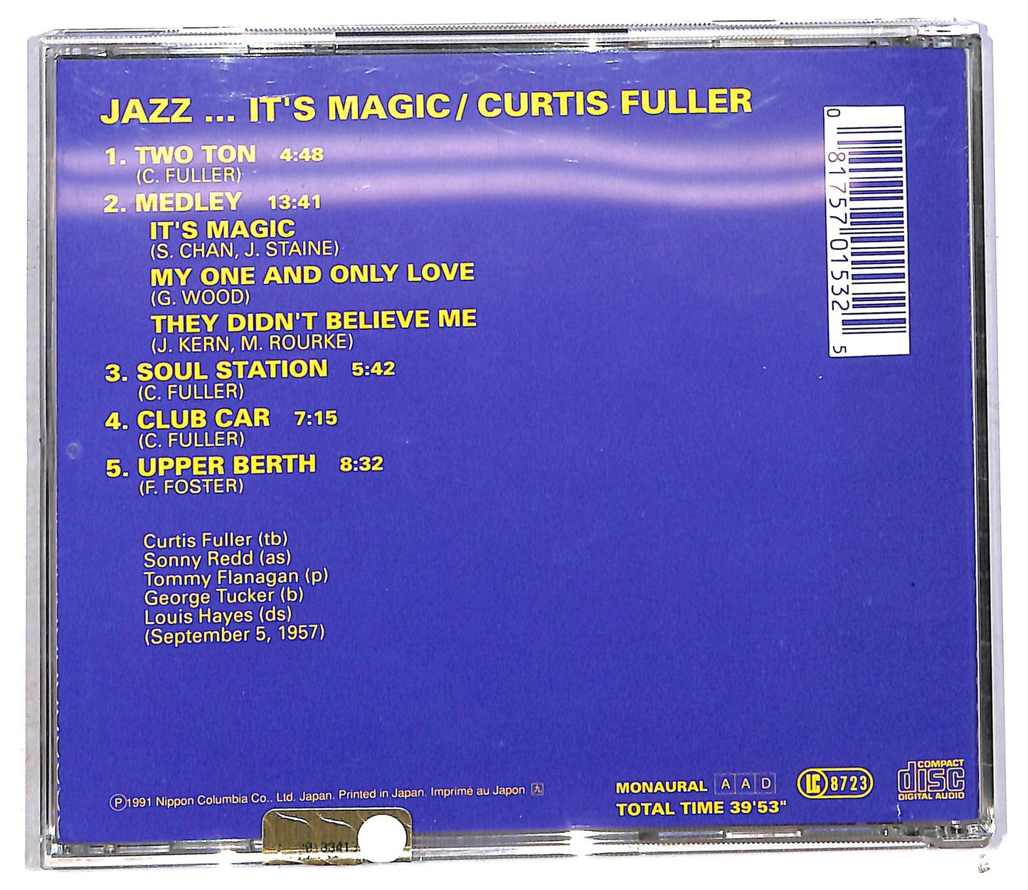 EBOND Curtis Fuller Tommy Flanagan - Jazz...It's Magic! CD CD090763