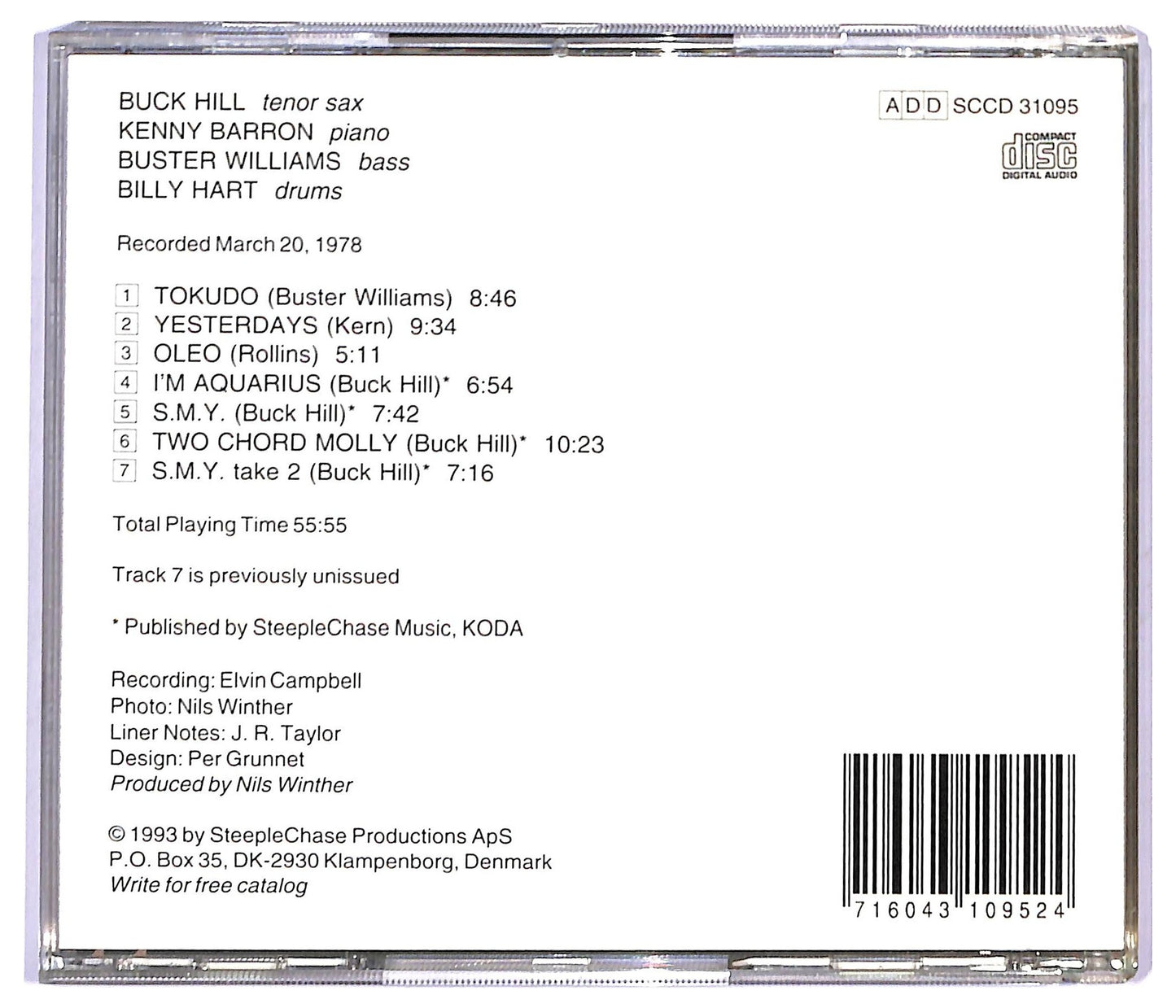 EBOND Buck Hill Quartet - This Is Buck Hill CD CD090819