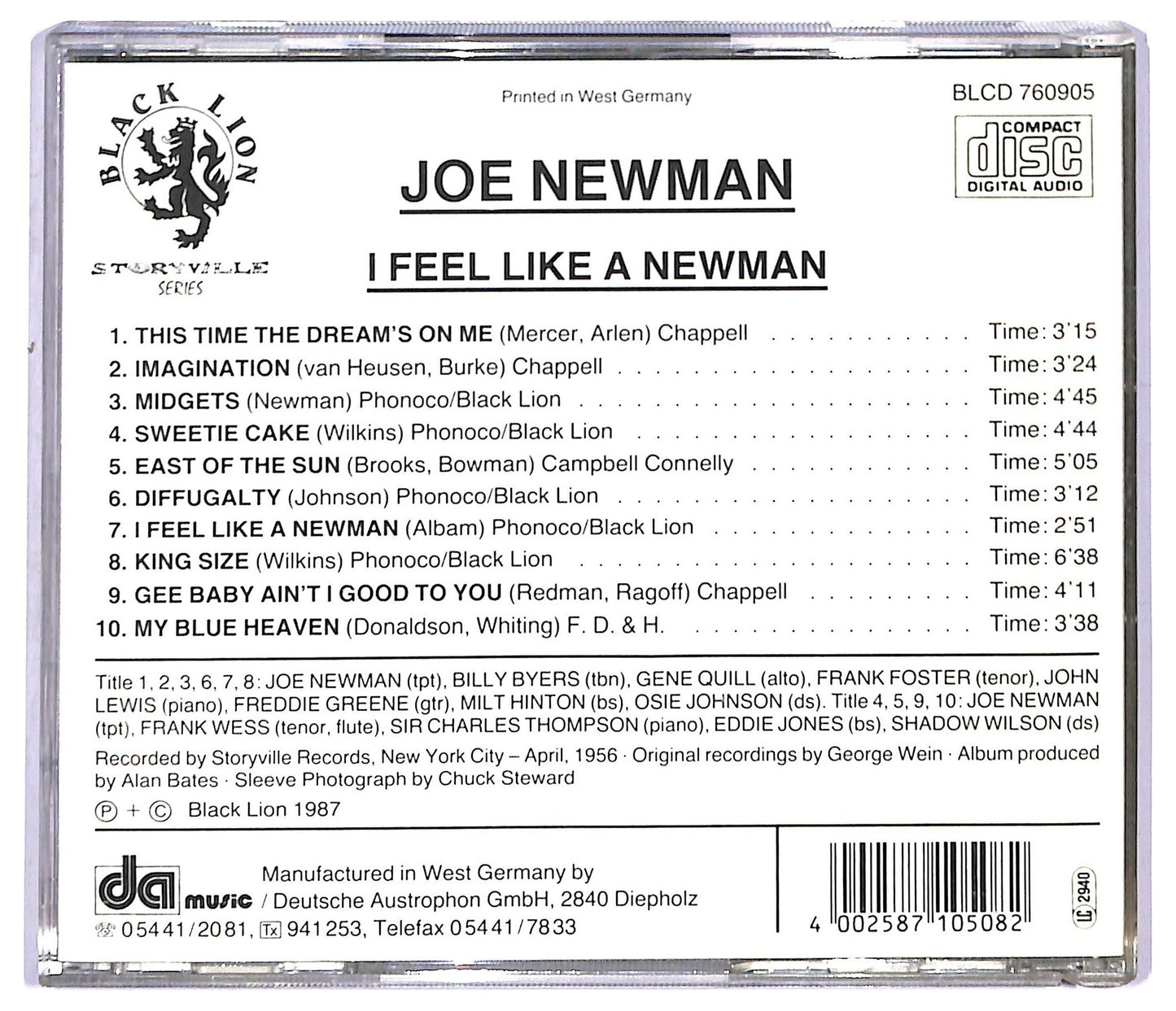 EBOND Joe Newman - I Feel Like A Newman CD CD090829