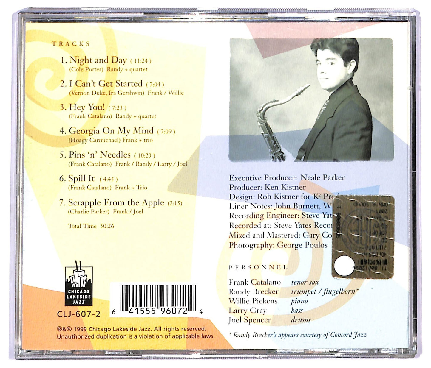 EBOND Frank Catalano - Pins 'n' Needles CD CD090833