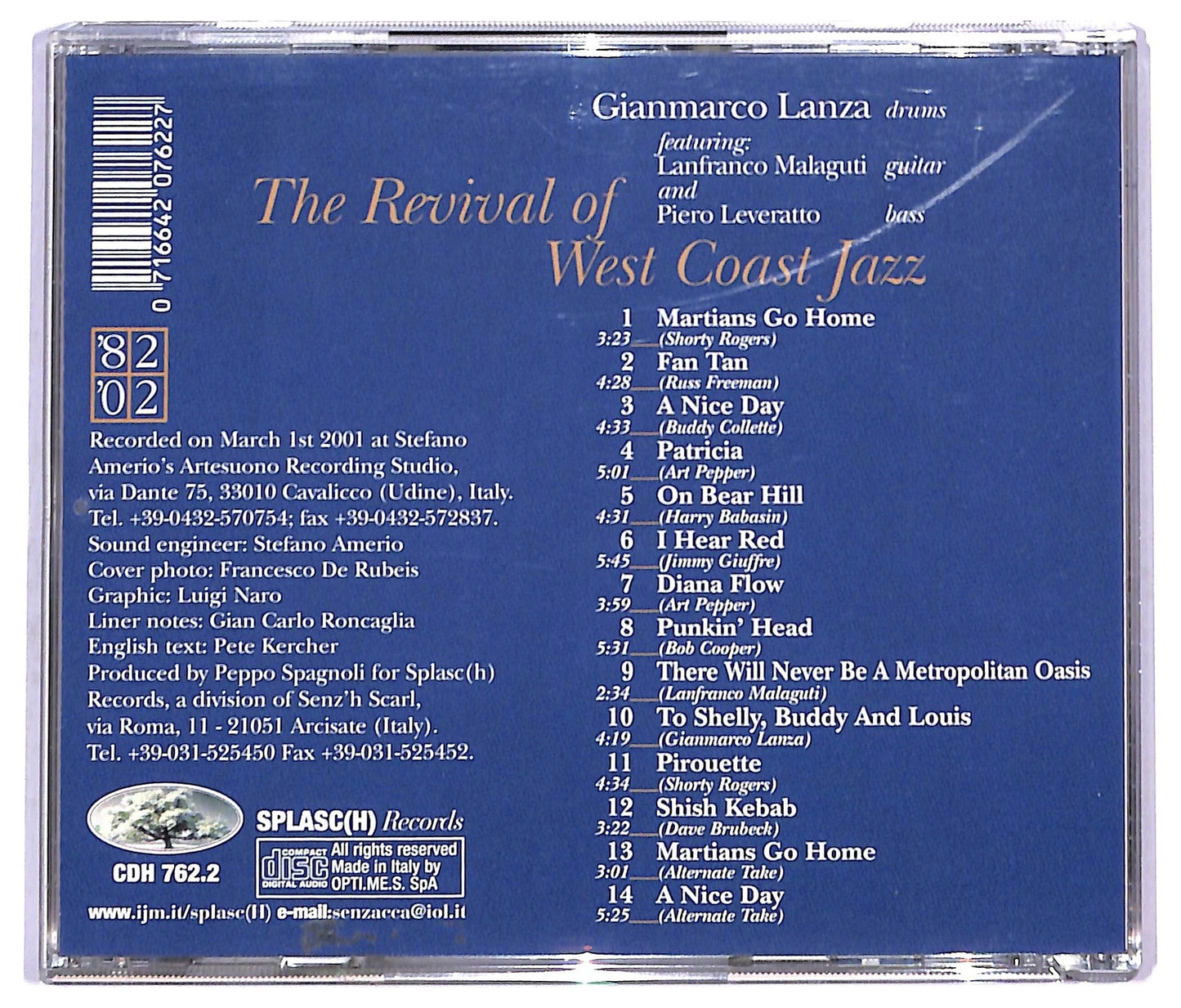 EBOND Gianmarco Lanza - The Revival Of West Coast Jazz CD CD090866