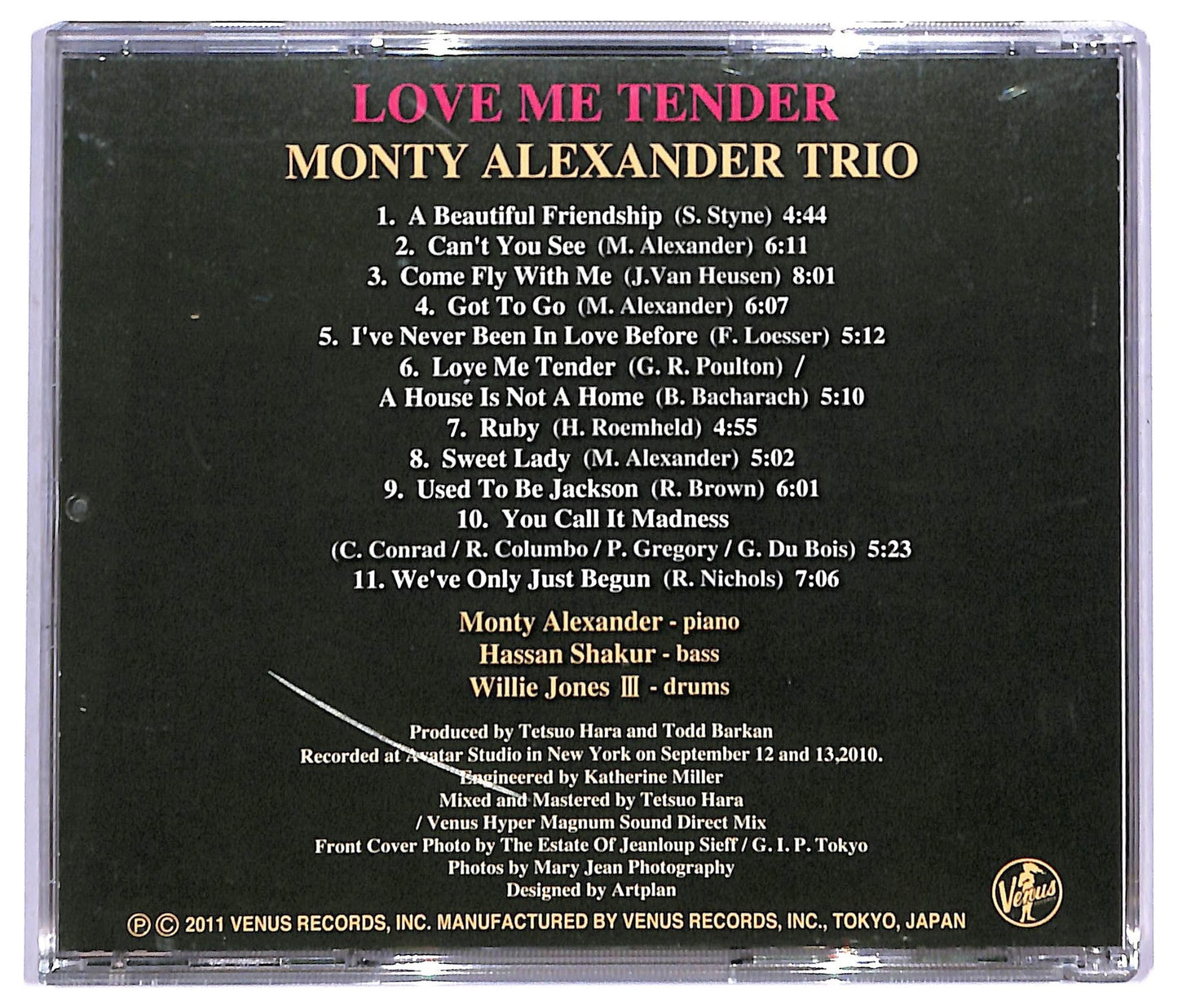 EBOND Monty Alexander Trio - Love Me Tender CD CD090946