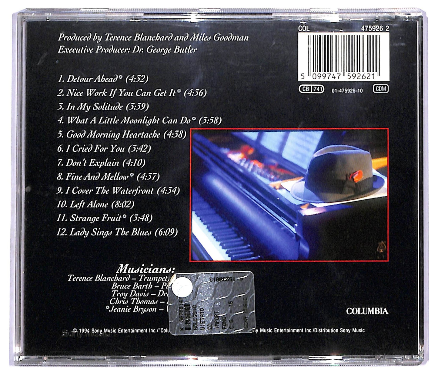 EBOND Terence Blanchard - The Billie Holiday Songbook CD CD090953