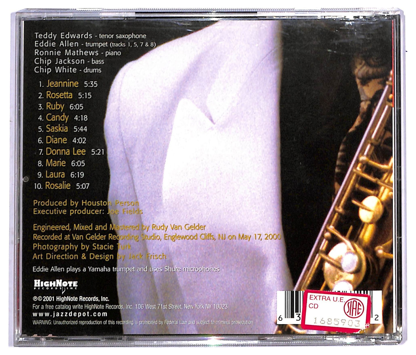 EBOND Teddy Edwards - Ladies Man CD CD091006