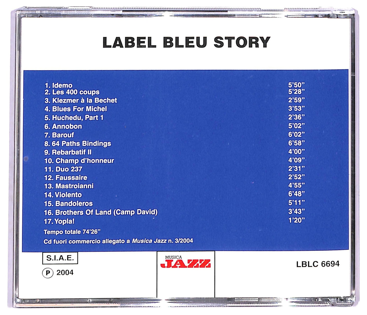 EBOND Various - Label Bleu Story Una Maison Del Jazz CD CD091111
